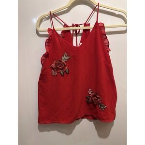 Miami red Rose Appliqués XS C30" L15" Rock Fairy Princess Love‎